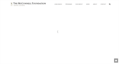 Desktop Screenshot of mcconnellfoundation.org