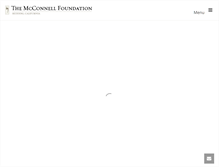 Tablet Screenshot of mcconnellfoundation.org